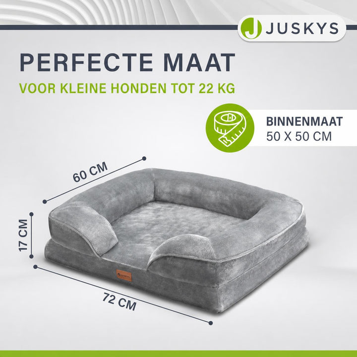 Hondenmand Sheena M 72x60 cm – met zijkussens, tot 22 kg