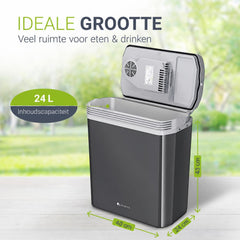 Elektrische koelbox Nordpol – 12V- en 230V-aansluiting