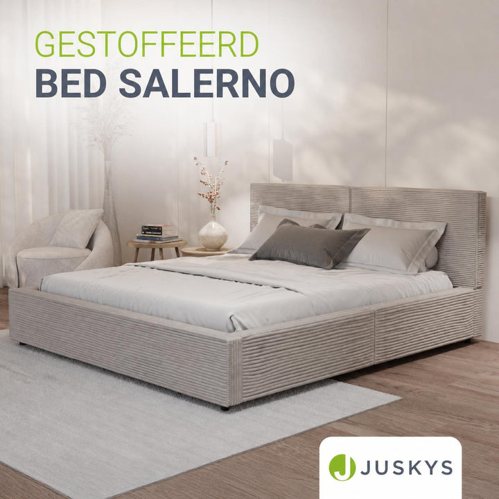 Gestoffeerd bed Salerno