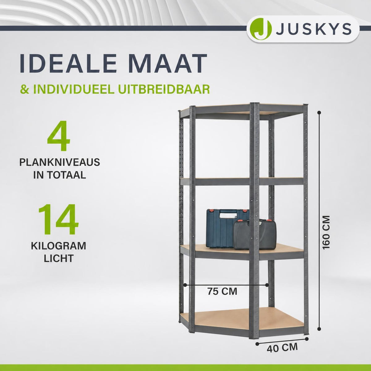 Hoek stellingkast Corner Easy