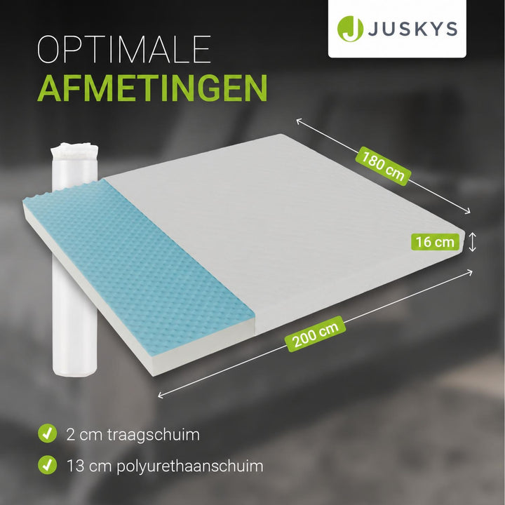 Koudschuim matras hardheidsgraad 3 – puntelastisch en luchtig