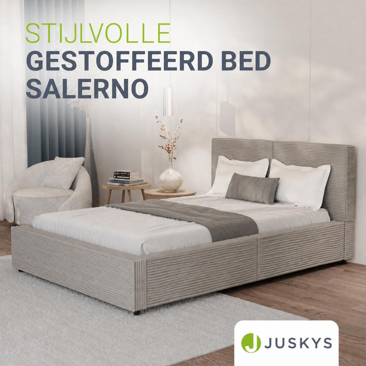 Gestoffeerd bed Salerno