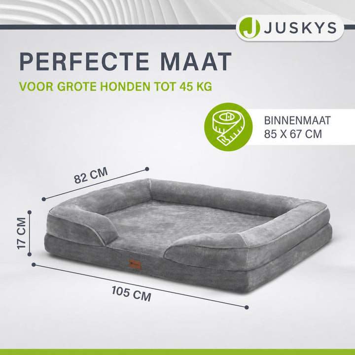 Hondenmand Sheena M 72x60 cm – met zijkussens, tot 22 kg