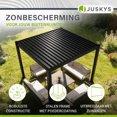 Pergola Tahiti met lamellendak