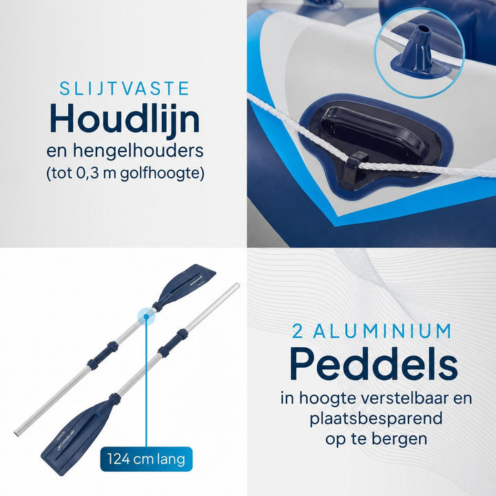 Rubberboot 3,22 m – voor 4 personen, met 2 zitbanken