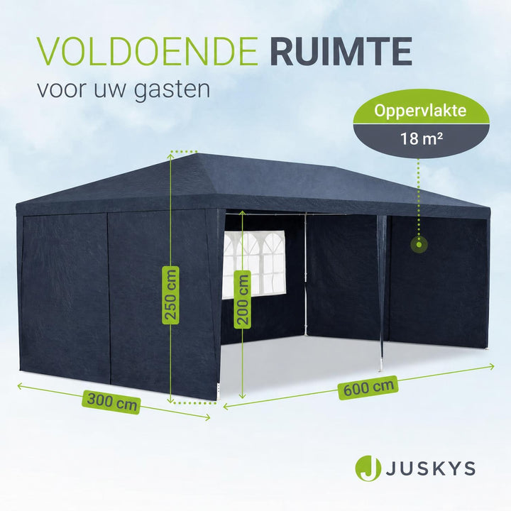 Partytent 3 x 6 m