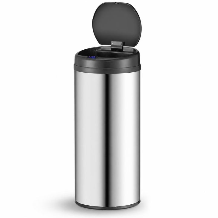 Ronde sensor prullenbak – automatisch deksel voor de keuken