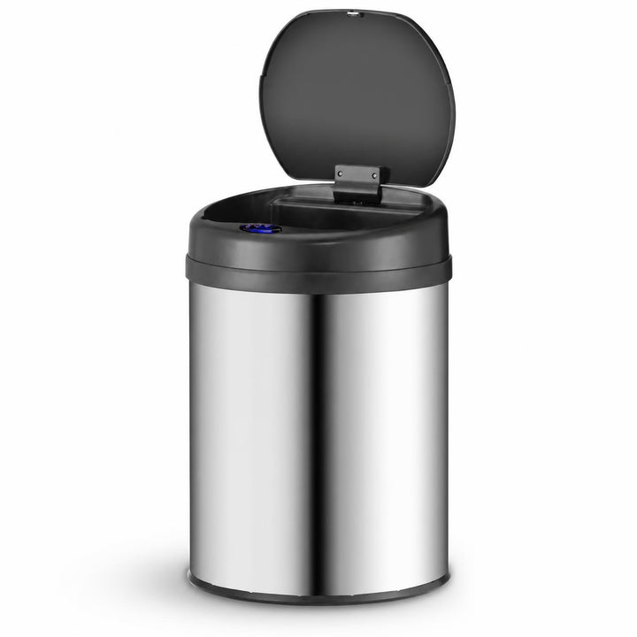 Ronde sensor prullenbak – automatisch deksel voor de keuken