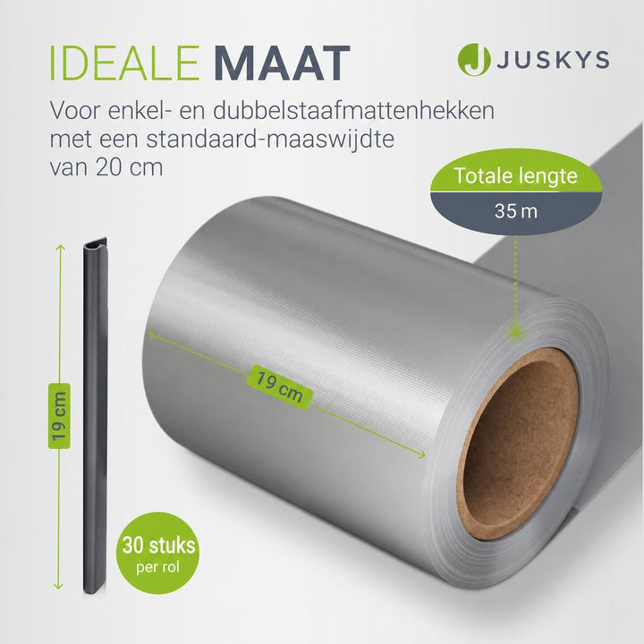 Privacystroken van pvc