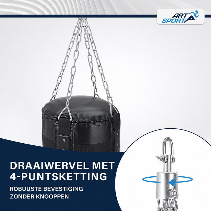 Bokszak gevuld voor kinderen en volwassenen – complete set