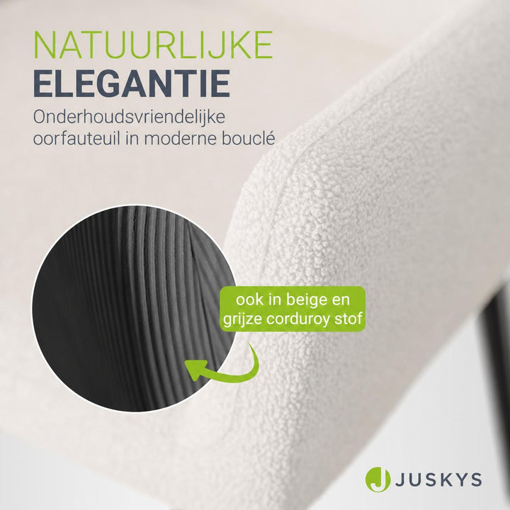 Oorfauteuil Odense – met of zonder voetenbank, tot 120 kg