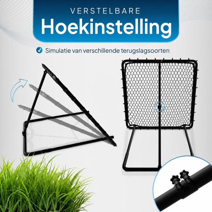 Voetbal rebounder Power Pass – 100 x 100 cm, inklapbaar