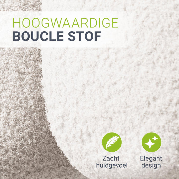 Gestoffeerd bed Catania 180x200 cm – bouclé met lattenbodem