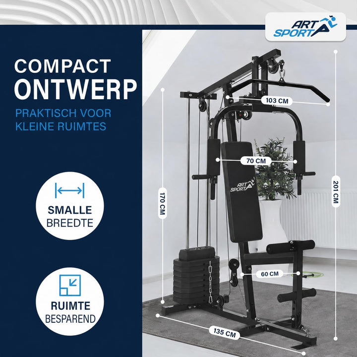 Krachtstation ProfiGym 2000 – voor complete training thuis