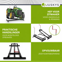 Zitmaaierkrik tot 400 kg – voor zitmaaiers, quads en tractoren