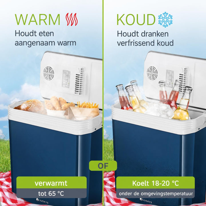 Elektrische koelbox Nordpol – 12V- en 230V-aansluiting
