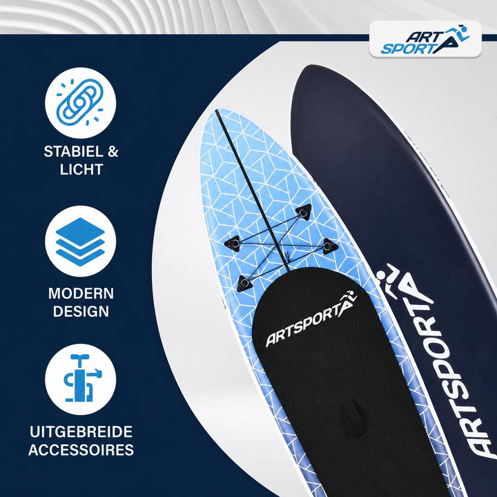 Supboard Beach Rocker – opblaasbaar, complete set met peddel