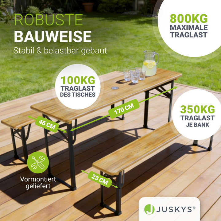 Biertentenset Bichl 170 cm