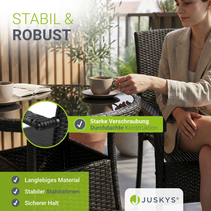 Polyrattan tuinstoelen Yoro