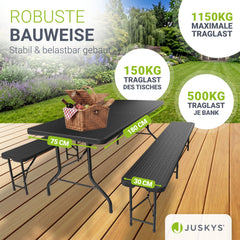 Biertentenset Amberg 180 cm