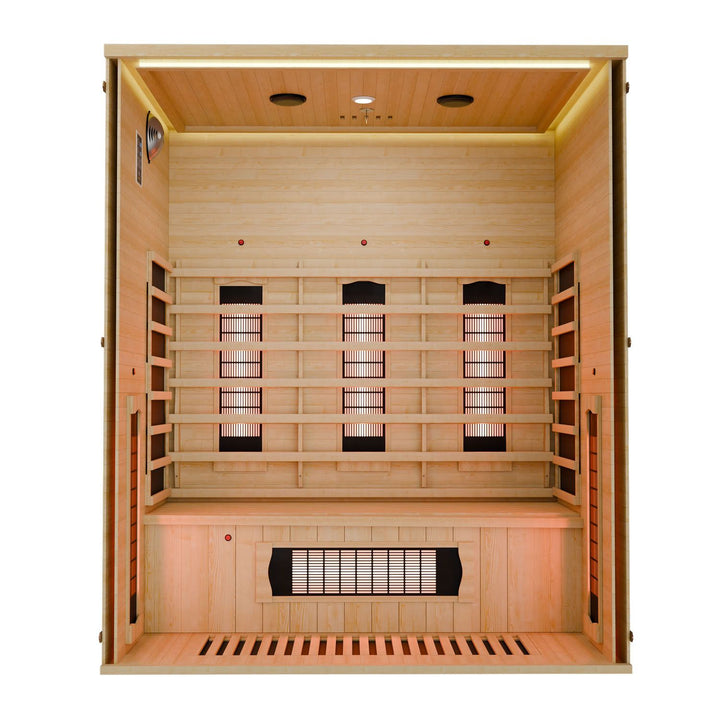 Infraroodcabine Kiruna 160 – 3 personen, met geluidssysteem