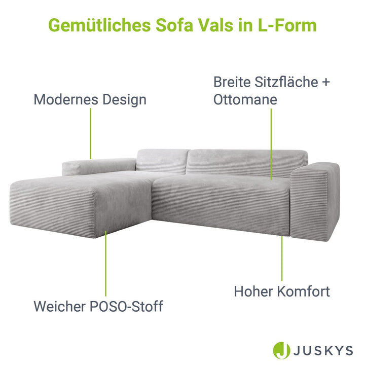 L-vormige bank Vals