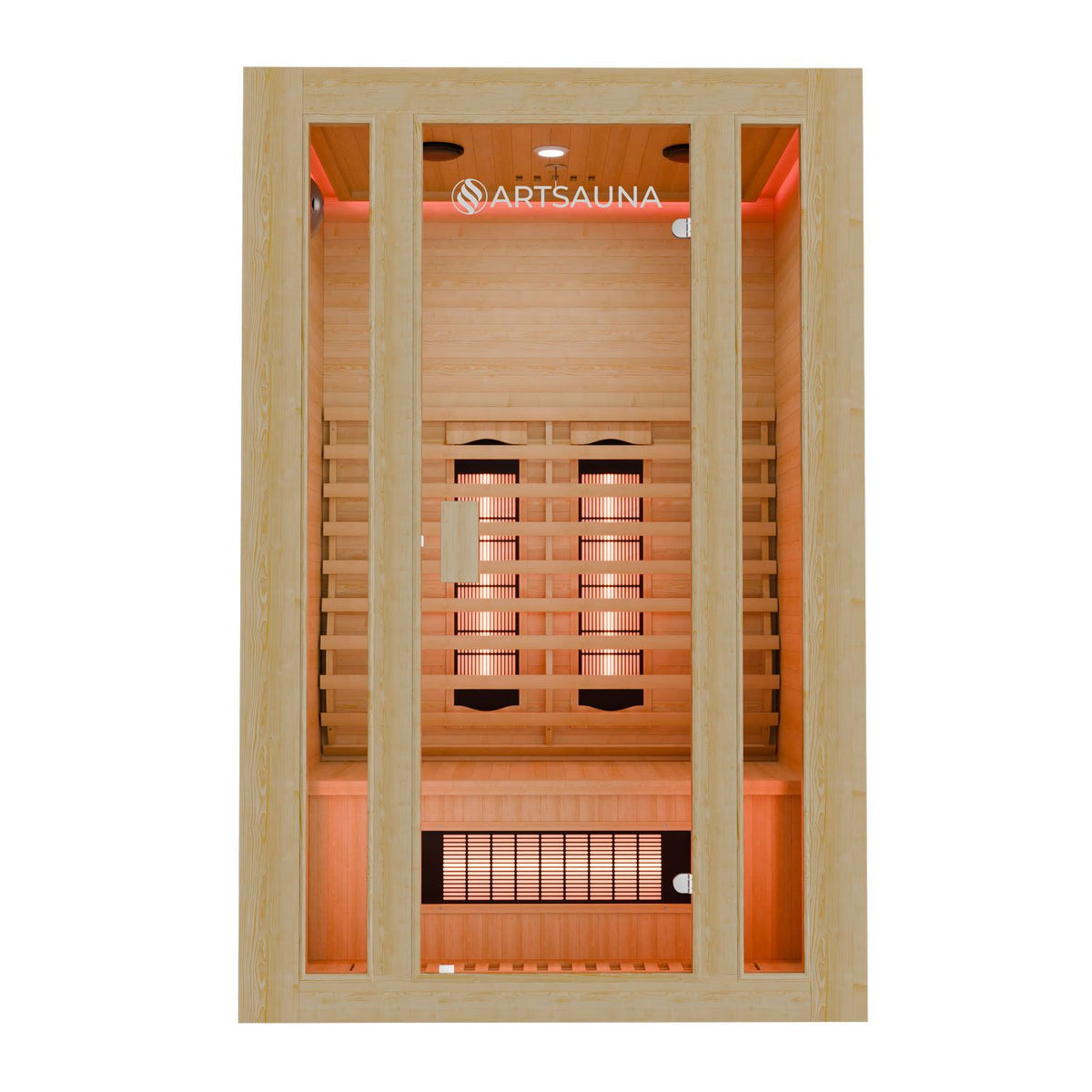 Infraroodcabine Nyborg S120V – 2 personen, diepe infraroodwarmte