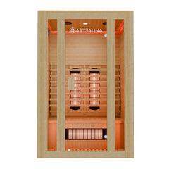 Infraroodcabine Nyborg S120V – 2 personen, diepe infraroodwarmte