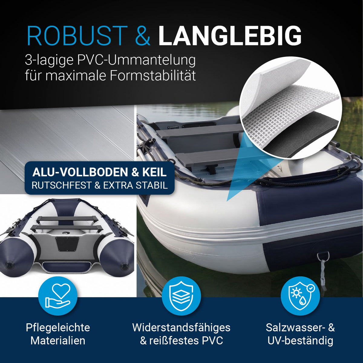 Opblaasbare boot 3,20 m