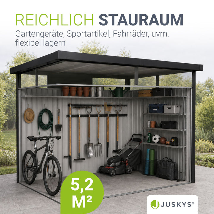 Metalen gereedschapsschuur Luzern
