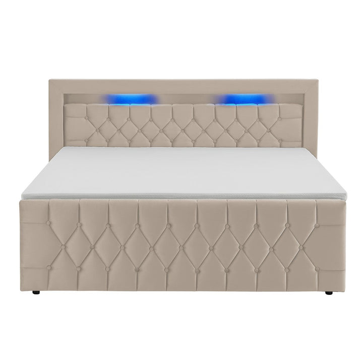 Boxspringbed Leona - Fluwelen