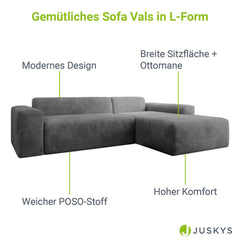 L-vormige bank Vals