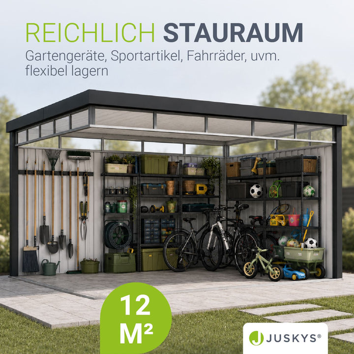 Metalen gereedschapsschuur Luzern