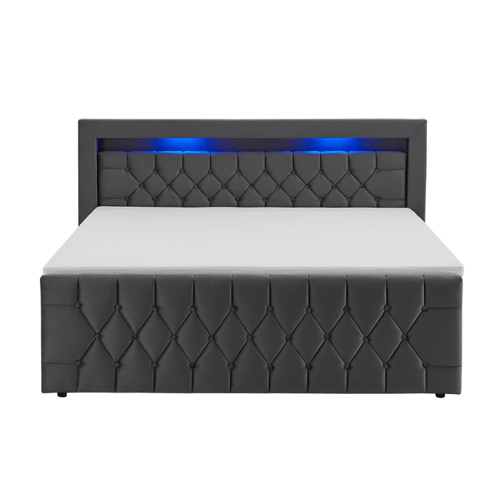 Boxspringbed Leona - Fluwelen