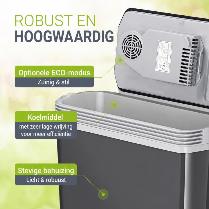 Elektrische koelbox Nordpol – 12V- en 230V-aansluiting