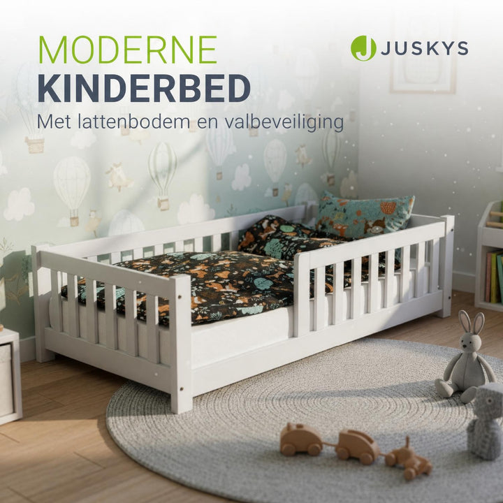 Kinderbed Naya 80x160 cm – vloerbed met uitvalbeveiliging