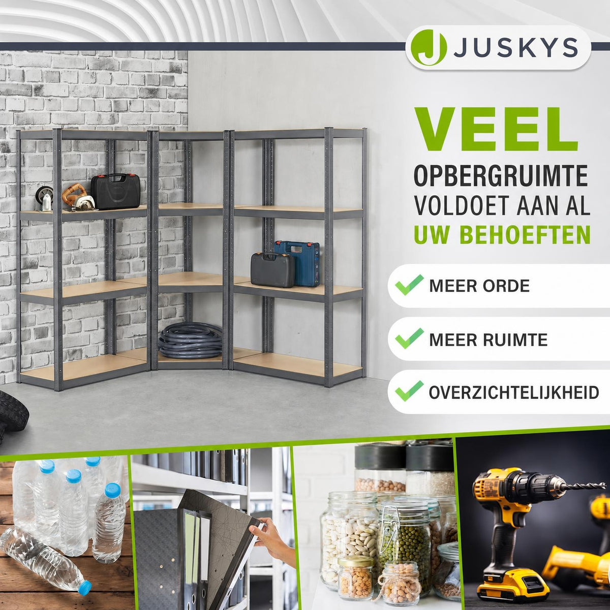 Stellingkast set van 3 Corner & Easy