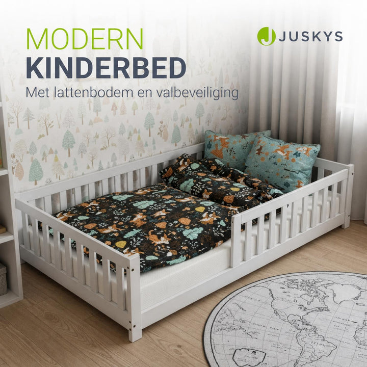 Kinderbed Naya 80x160 cm – vloerbed met uitvalbeveiliging