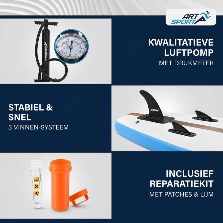 Supboard Beach Rocker – opblaasbaar, complete set met peddel