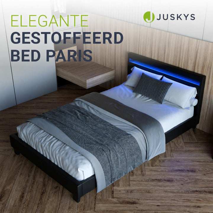 Gestoffeerd bed Paris