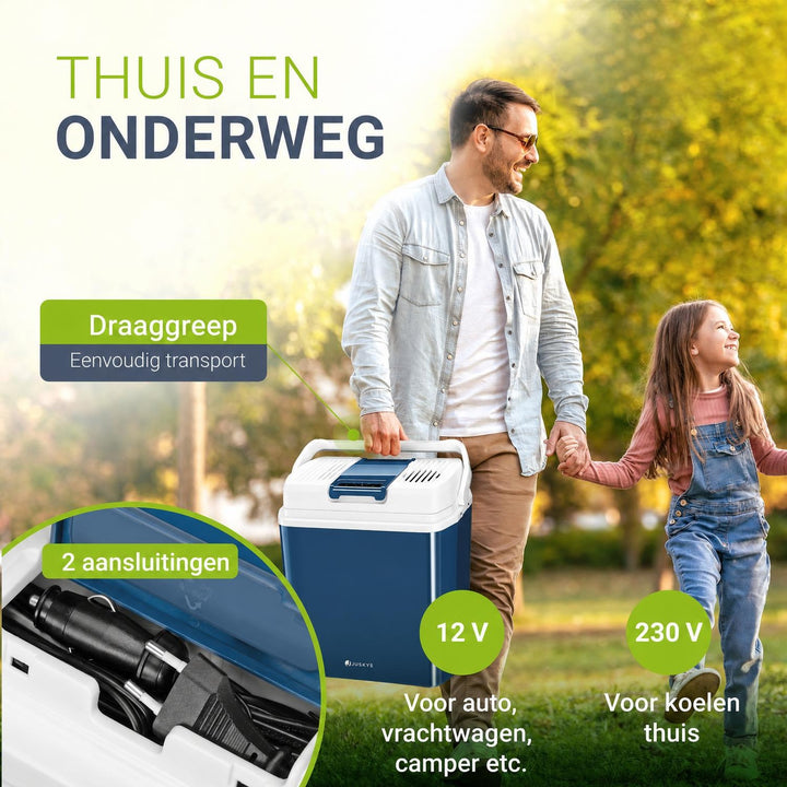 Elektrische koelbox Nordpol – 12V- en 230V-aansluiting