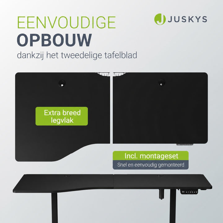 Bureau Office Stand 120x60 cm – elektrisch in hoogte verstelbaar