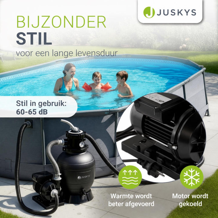 Zandfiltersysteem voor zwembaden tot 47m³