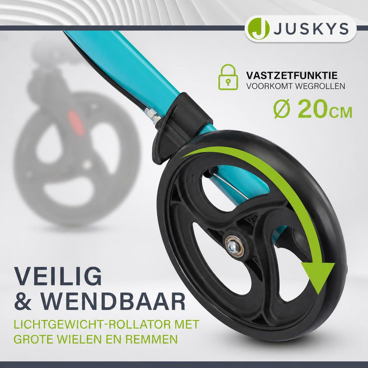 Rollator Vital van aluminium – inklapbaar, met zitje, tot 130 kg