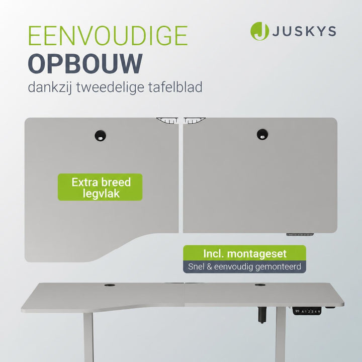 Bureau Office Stand 120x60 cm – elektrisch in hoogte verstelbaar