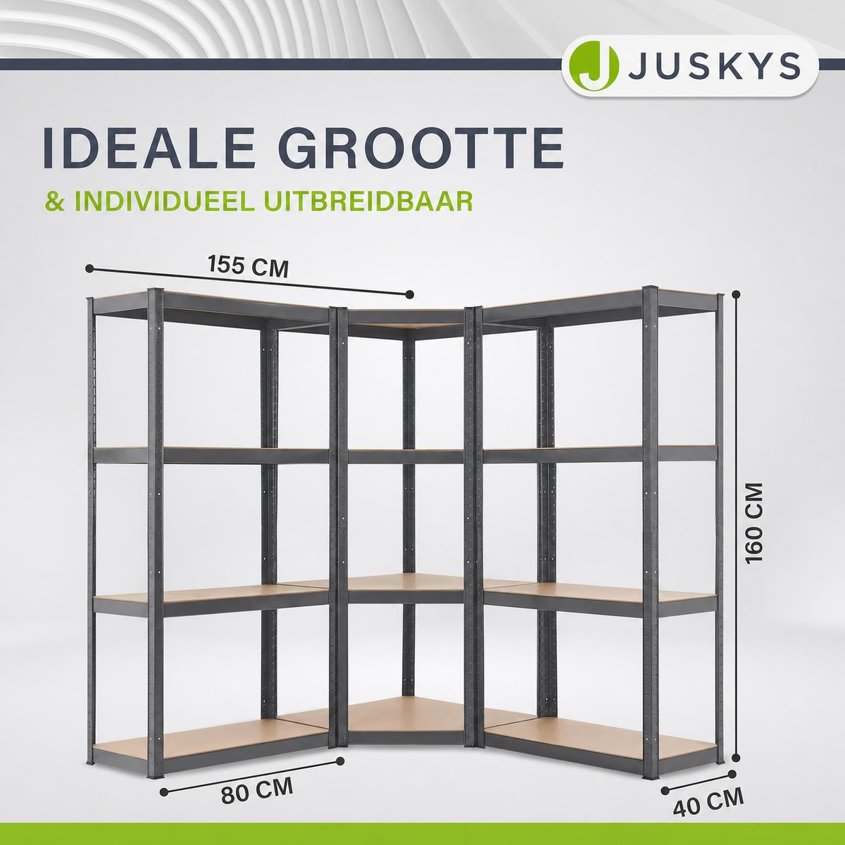 Stellingkast set van 3 Corner & Easy