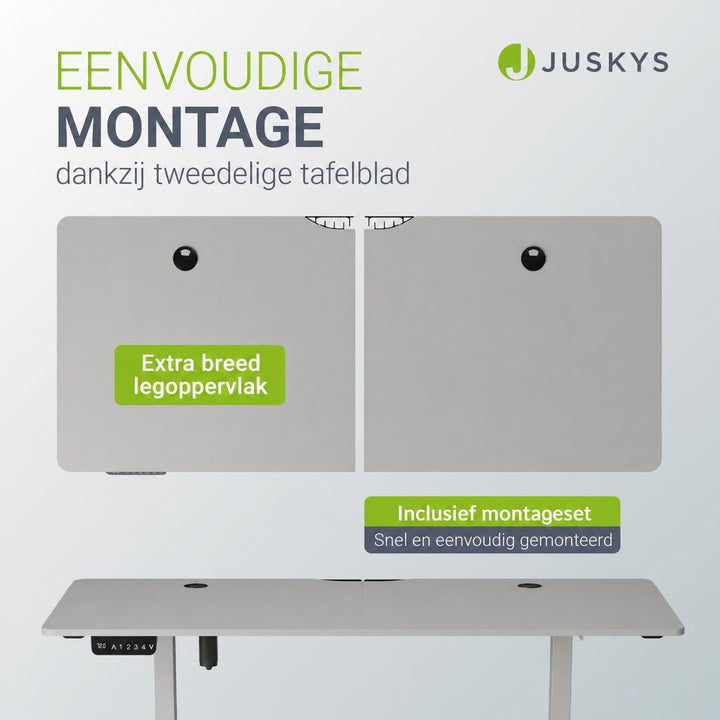 Bureau Office Stand 120x60 cm – elektrisch in hoogte verstelbaar
