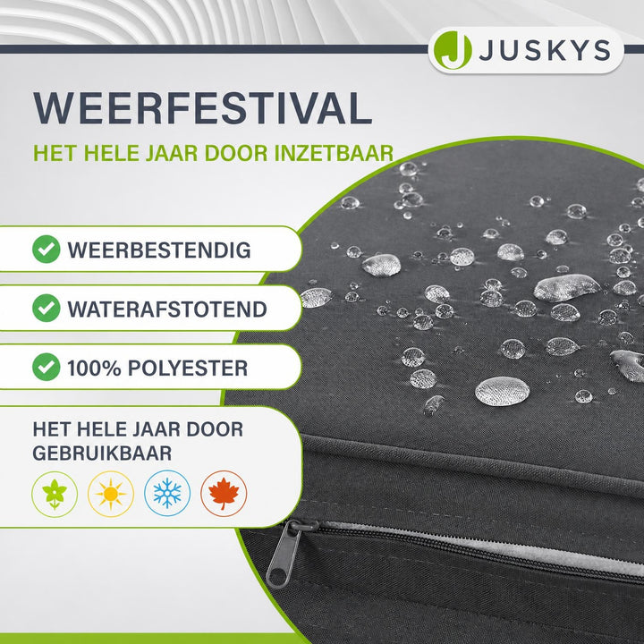 Dubbel ligbed Syros van wicker – 2 personen, met zonnedak