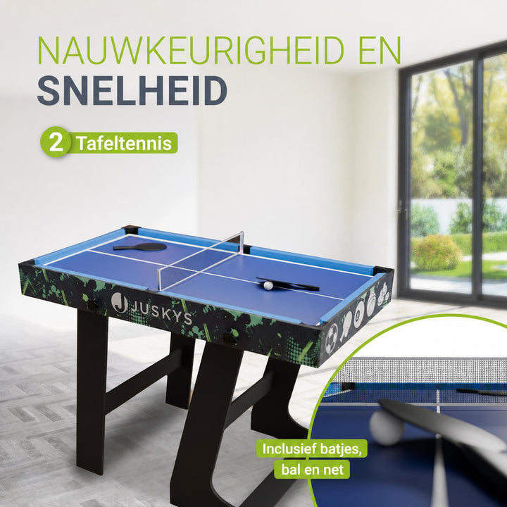 Speeltafel Ballzauber 5-in-1 – biljart, tafeltennis en meer