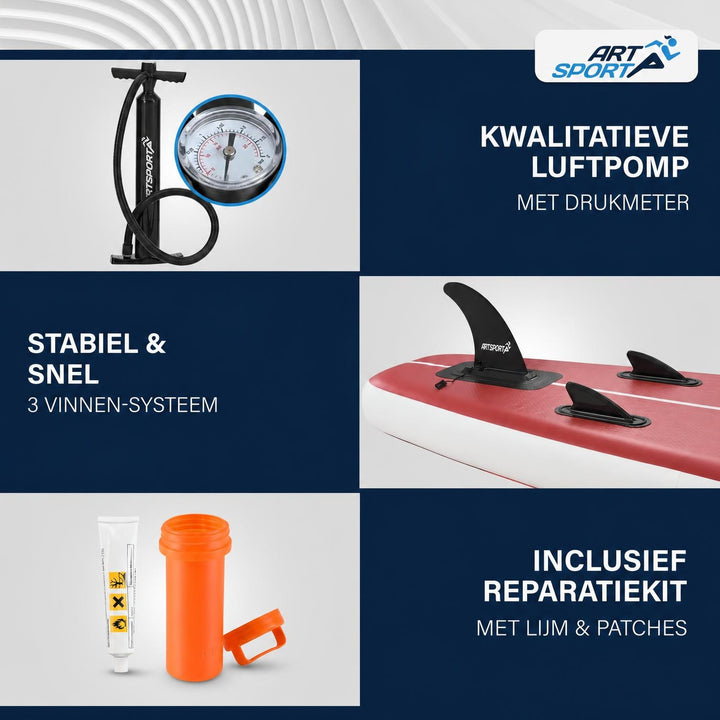 Supboard Beach Rocker – opblaasbaar, complete set met peddel